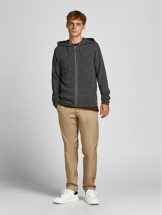 Jack&Jones Jack&Jones Kardigan Hill 12190154 Szary Regular Fit