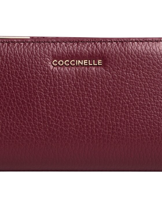 Coccinelle Coccinelle Portafoglio Metallic 1 Bordeaux