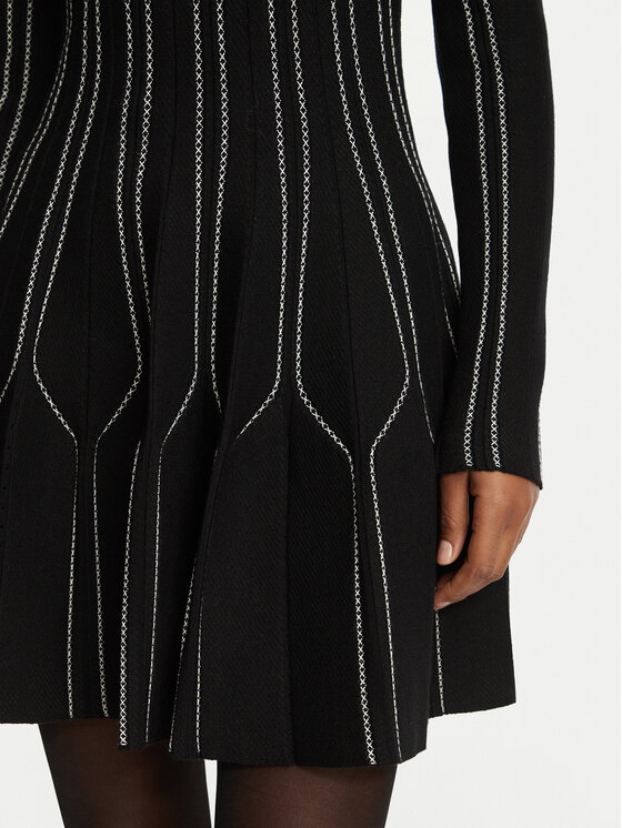 Elisabetta Franchi Elisabetta Franchi Kootud kleit AM-39Q-67E2-V590 Must Fitted Fit