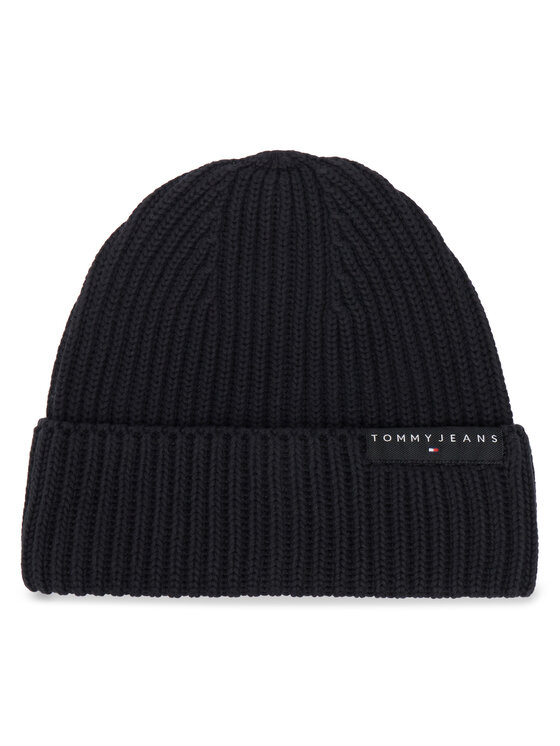 Tommy Jeans Tommy Jeans Kapa Tjm Linear Logo Beanie AM0AM14865 Crna