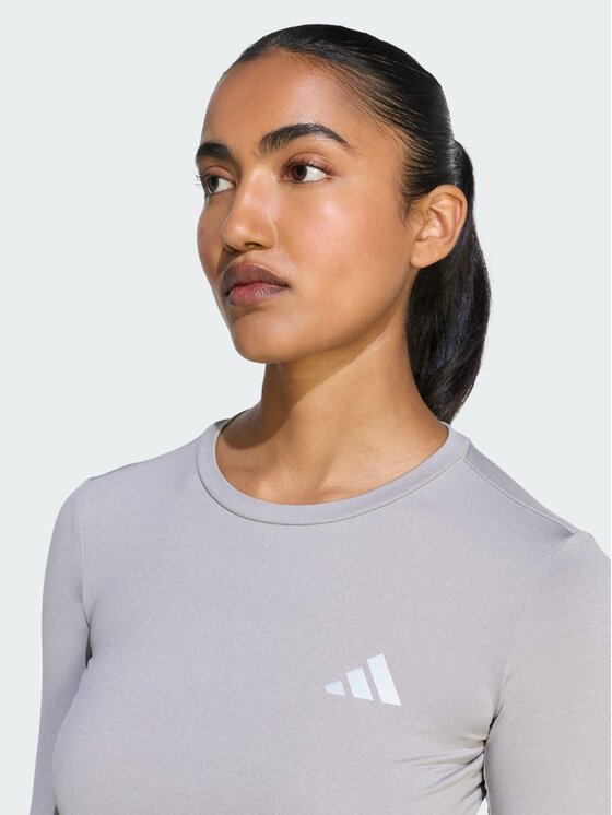 adidas adidas Koszulka techniczna 159337 Szary Fitted Fit