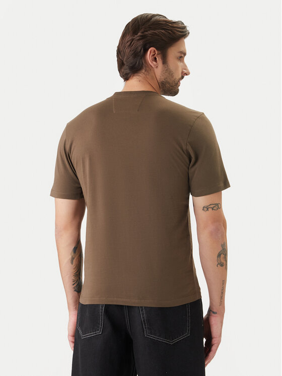 C.P. Company C.P. Company T-Shirt 20CMTS084A005100W Zielony Regular Fit