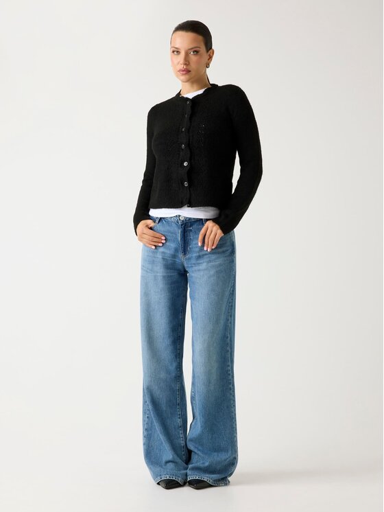 Guess Guess Sweter 179299 Czarny Classic Fit