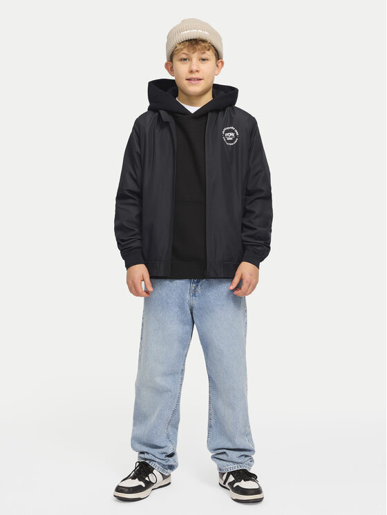 Jack&Jones Junior Jack&Jones Junior Bomber Zack 12269155 Crna Regular Fit