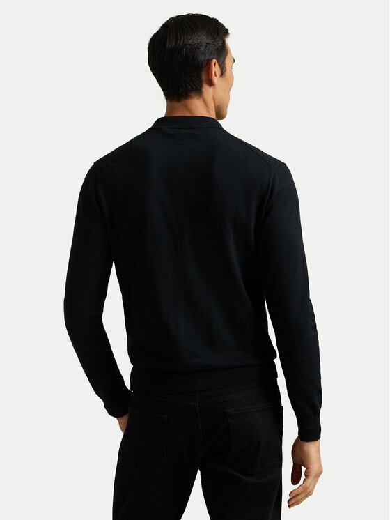 Polo Ralph Lauren Polo Ralph Lauren Тениска с яка и копчета 710961338001 Черен Regular Fit