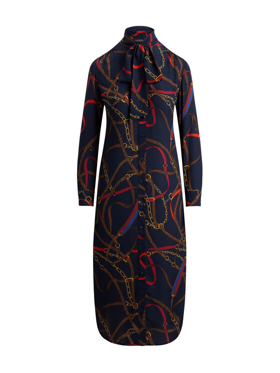 LAUREN RALPH LAUREN LAUREN RALPH LAUREN Krekla kleita 200P03552001 Tumši zils Regular Fit