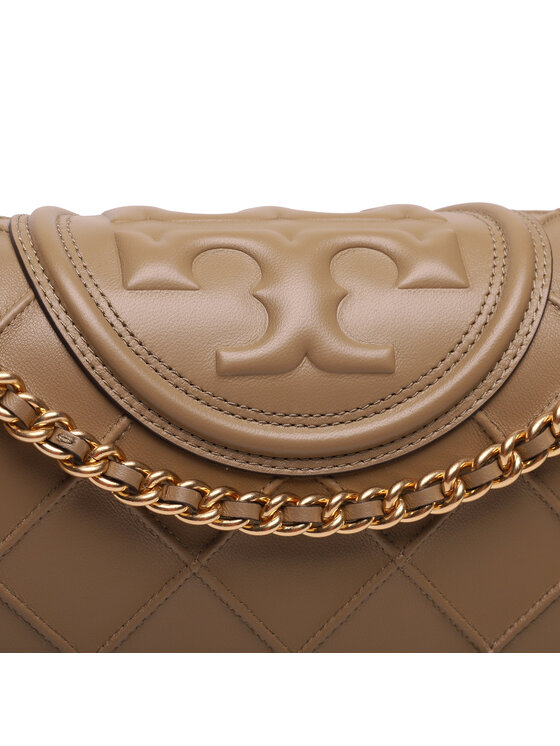 Tory Burch Tory Burch Дамска чанта Fleming Soft Convertible Shoulder Bag 137301 Бежов