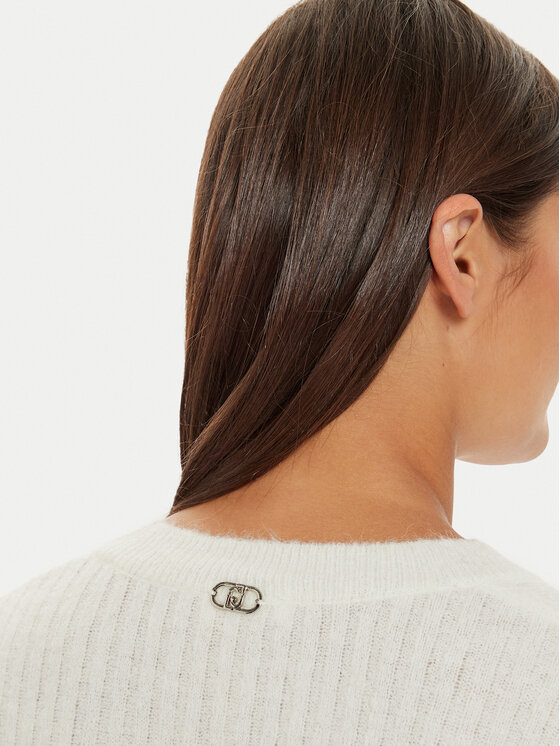 Liu Jo Liu Jo Плетена рокля WF4532 MA57P Екрю Regular Fit