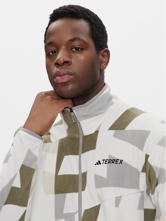 adidas adidas Fleecová mikina Terrex Multi Printed IX7719 Barevná Regular Fit