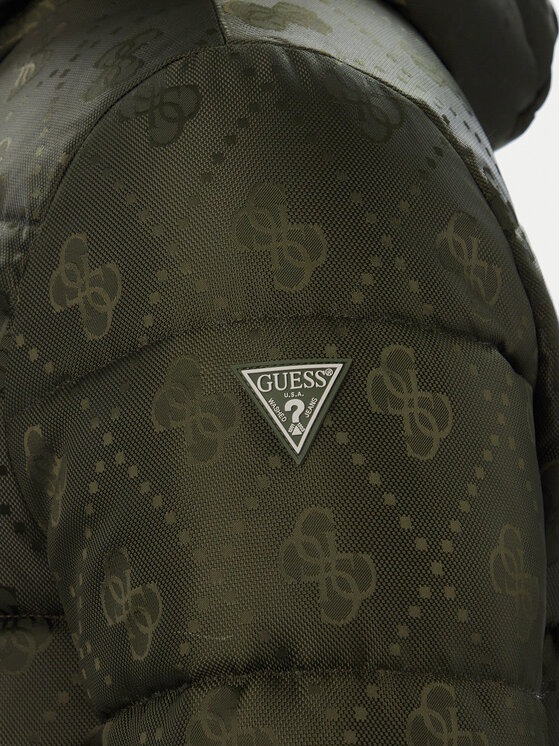 Guess Guess Μπουφάν χειμωνιάτικο M6BL43 W4155 Σκούρο πράσινο Regular Fit
