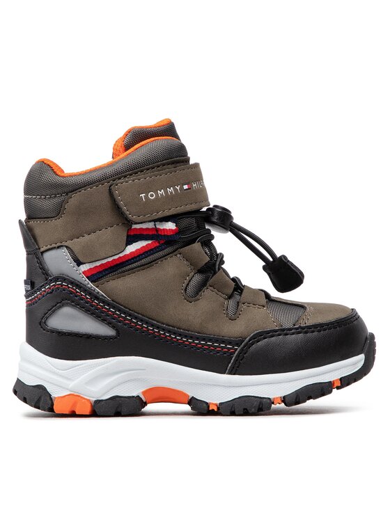 Tommy Hilfiger Tommy Hilfiger Μπότες Χιονιού Tech Bootie T3B5-32542-1487 M Πράσινο