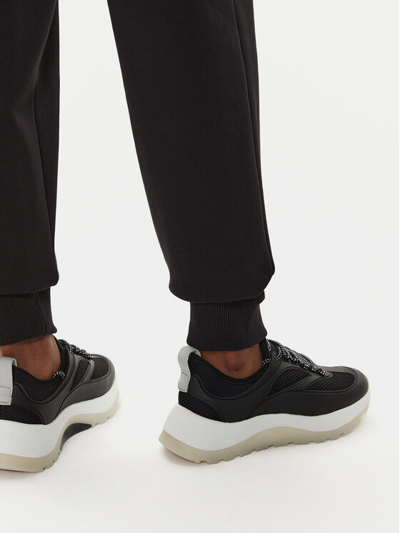 Calvin Klein Jeans Calvin Klein Jeans Παντελόνι φόρμας Monologo J20J223590 Μαύρο Relaxed Fit