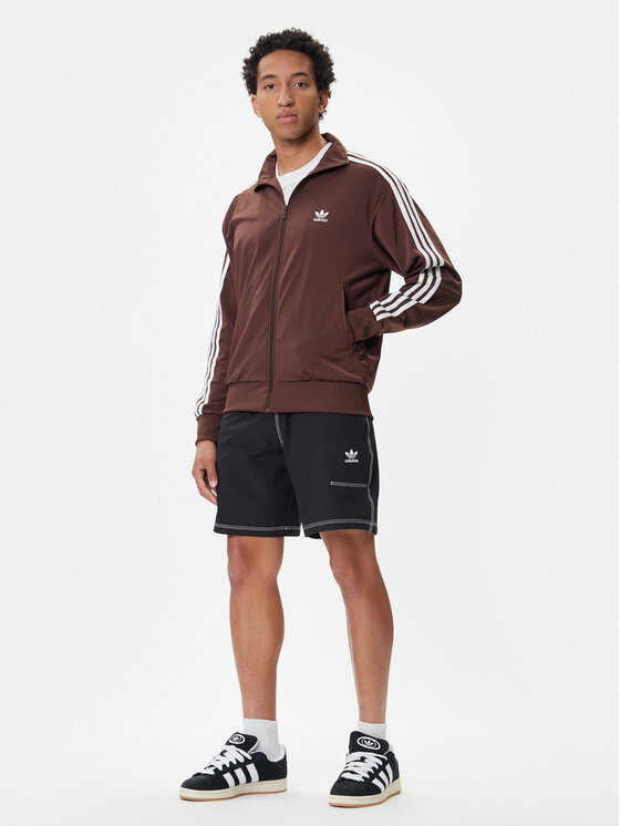adidas adidas Sportske kratke hlače Trefoil Essentials KA8539 Crna Loose Fit