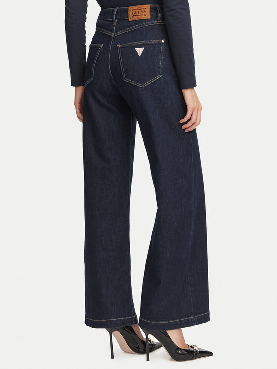 Guess Guess Дънки W6BA1C D2573 Тъмносин Wide Leg