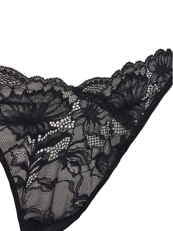 Hunkemöller Hunkemöller Бикини тип прашка Stormi 301619 Черен