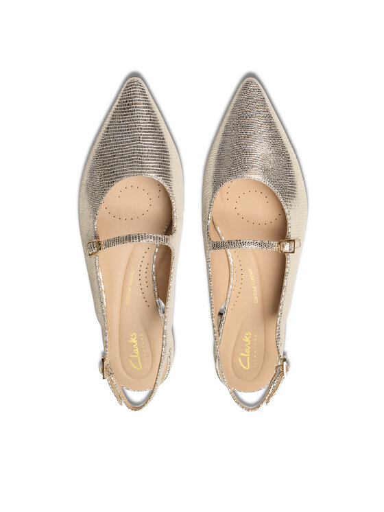 Clarks Clarks Basutės Sensa15 Shine 26181315 Auksinė
