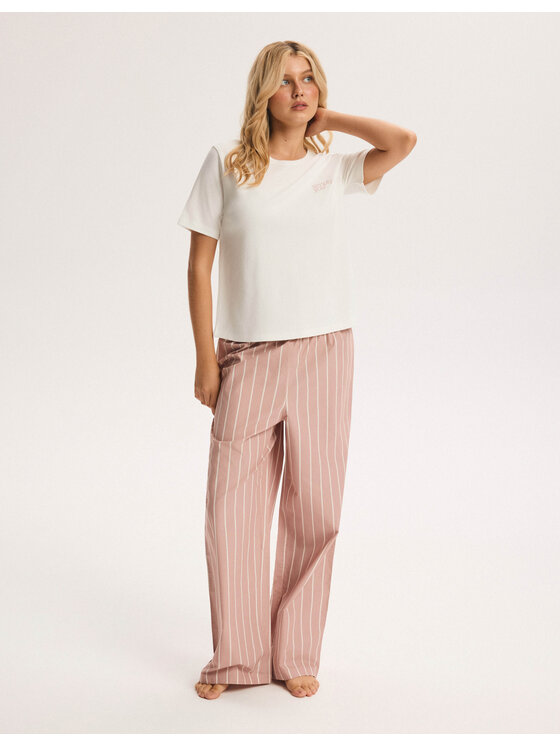 Esotiq Esotiq Piżama 45911 Różowy Regular Fit