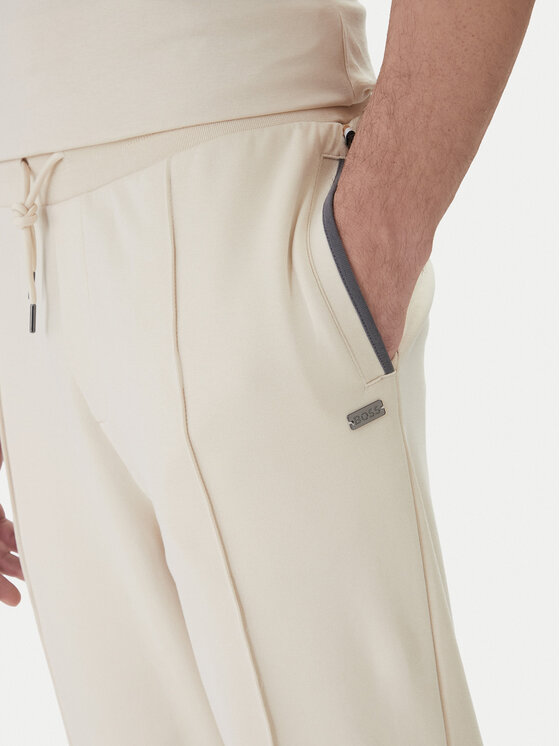 BOSS BOSS Sportinės kelnės Sense 50557197 Smėlio Regular Fit