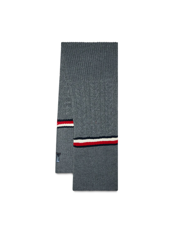 Tommy Hilfiger Tommy Hilfiger Schal Th Premium Cable AM0AM10371 Grau