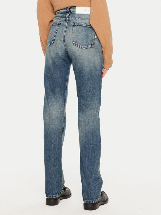 ViCOLO ViCOLO Jeansy DS0103 Modrá Straight Leg