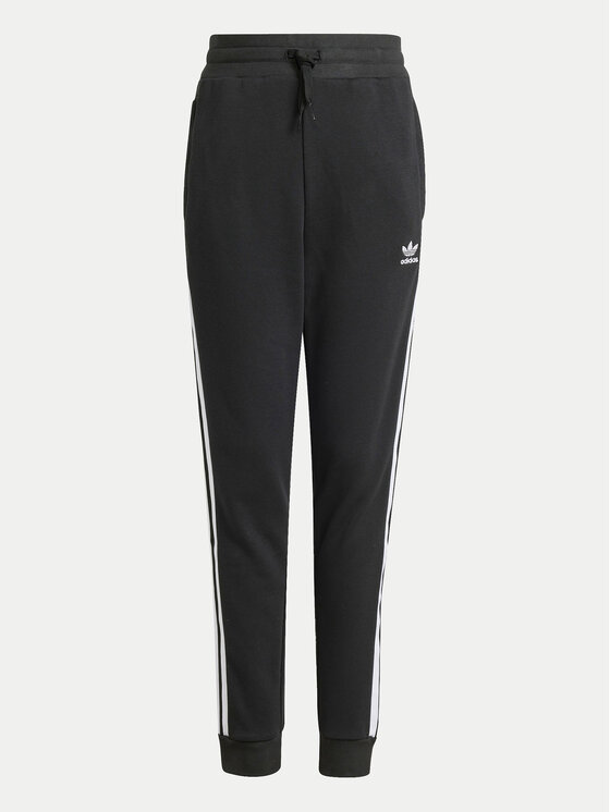 adidas adidas Pantaloni trening Trefoil IY7484 Negru Regular Fit