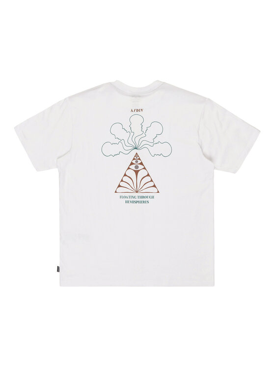 Billabong Billabong Tričko Floating EBYZT00387 Biela Regular Fit