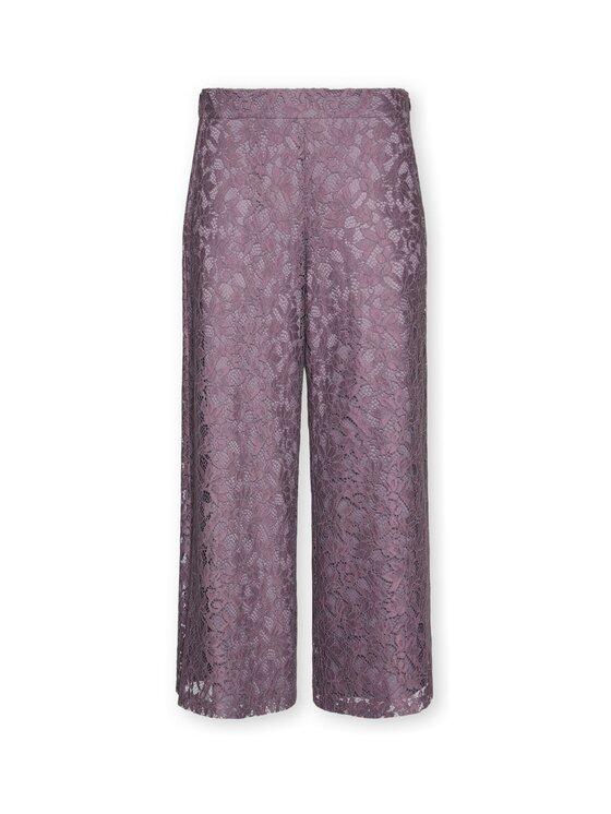 Elena Mirò Elena Mirò Spodnie materiałowe P192P000435N0F9 Fioletowy Regular Fit