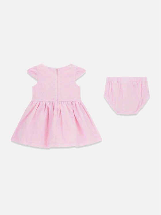 Guess Kids Guess Kids Sukienka codzienna 181745 Różowy Classic Fit