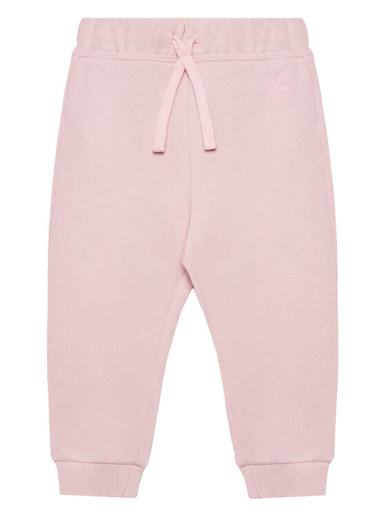 United Colors Of Benetton Spodnie dresowe 3J70GF01N Różowy Regular Fit