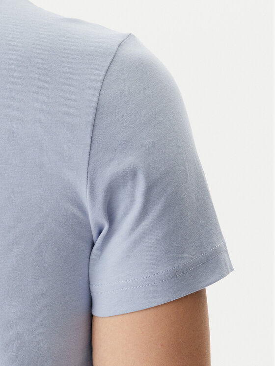 Calvin Klein Calvin Klein T-shirt Satin Bonded Logo K10K114162 Svijetloplava Regular Fit