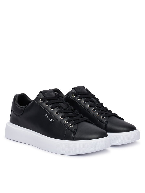 Guess Guess Sneakersy FMJAVI LEA12 Czarny