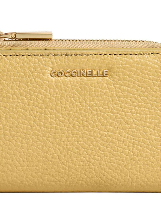 Coccinelle Coccinelle Portafoglio Metallic 1000s Giallo