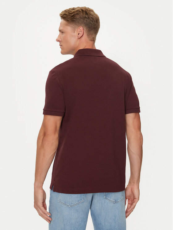 Lacoste Lacoste Polo marškinėliai PH4012 Vyšninė Slim Fit