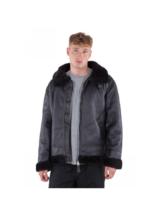 Alpha Industries Alpha Industries Kurtka zimowa B3 FL 143106 Czarny Regular Fit