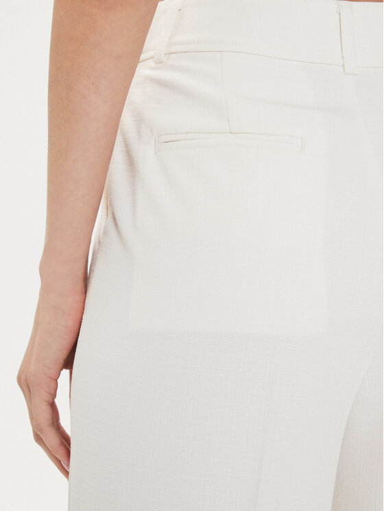 United Colors Of Benetton United Colors Of Benetton Spodnie materiałowe 4KCMDF06H Écru Relaxed Fit