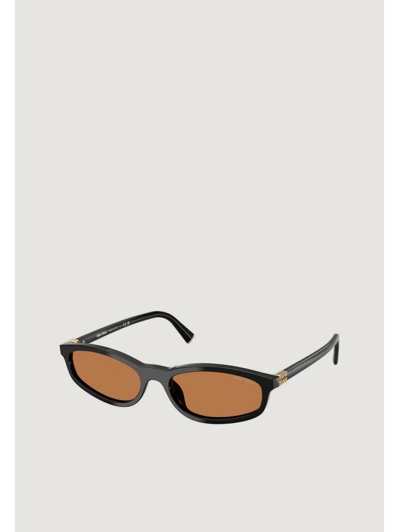 Miu Miu Miu Miu Okulary przeciwsłoneczne 0MU A06S 16K10I Czarny