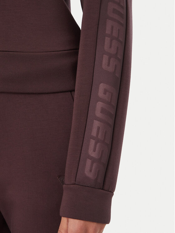 Guess Guess Hanorac V2YQ17 K7UW2 Maro închis Regular Fit