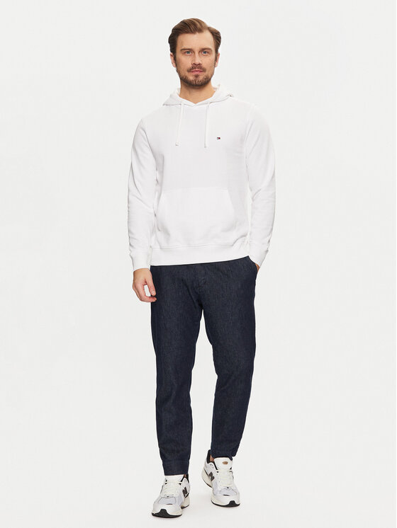 Tommy Hilfiger Tommy Hilfiger Felpa Essential MW0MW37235 Bianco Regular Fit