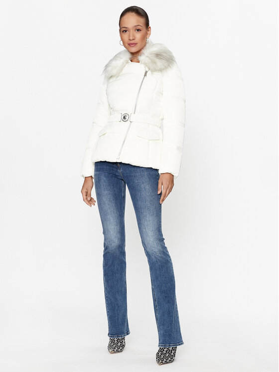 Guess Guess Žieminė striukė W3BL27 WFQW2 Écru Regular Fit