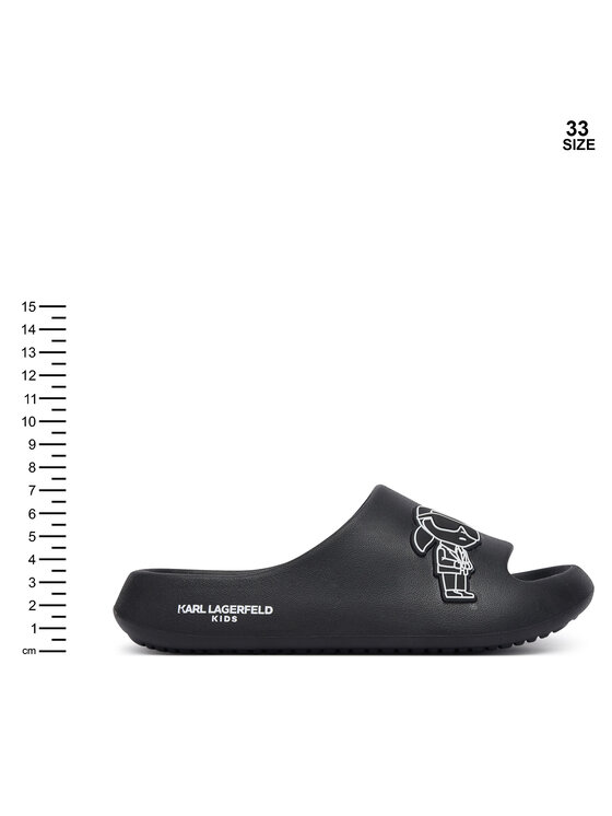 KARL LAGERFELD KARL LAGERFELD Šľapky Z31179 M Čierna