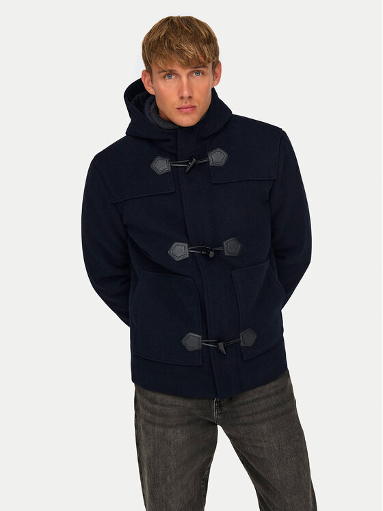 Only & Sons Only & Sons Зимно яке Jules 22030865 Тъмносин Regular Fit