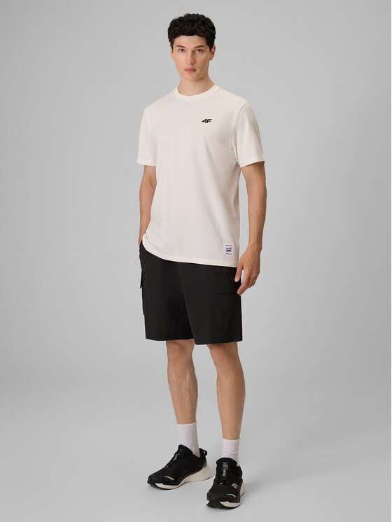 4F 4F T-Shirt PLAYER Biały Relaxed Fit