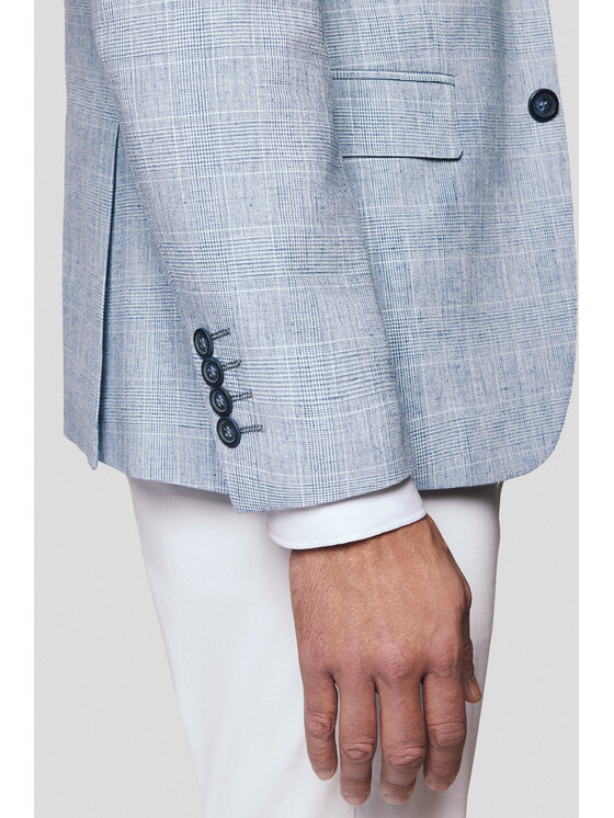Lancerto Lancerto Marynarka Lanusei MA131125000005 Niebieski Slim Fit