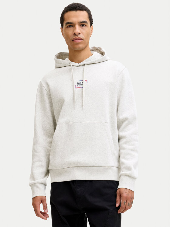 Jack & Jones Jack & Jones Pulóver Corp 12268422 Fehér Regular Fit