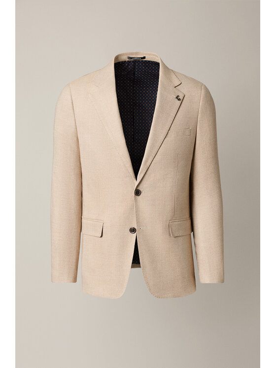 Lancerto Lancerto Marynarka Chiavenna MA131126000011 Beżowy Slim Fit