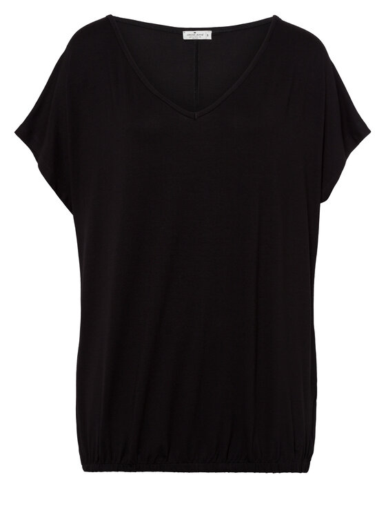 Cross Jeans Cross Jeans T-Shirt 55921-020 Czarny Oversize