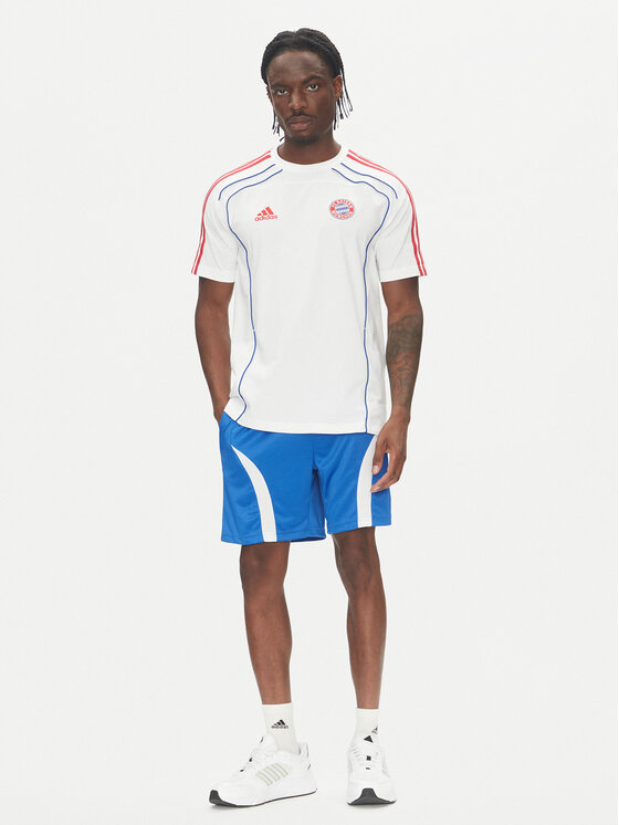 adidas adidas Koszulka techniczna FC Bayern UBP JF0587 Biały Regular Fit