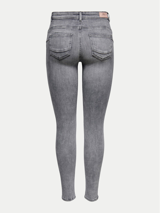 ONLY ONLY Дънки Power 15231450 Сив Skinny Fit