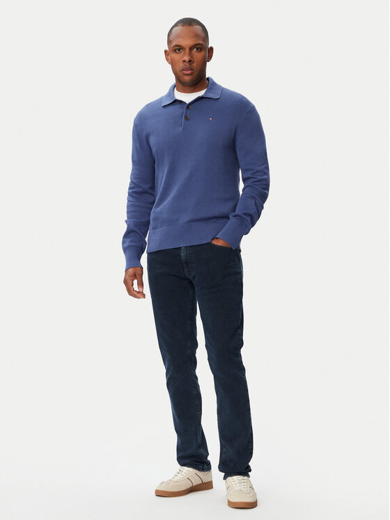 Tommy Jeans Tommy Jeans Пуловер Essential DM0DM20304 Син Slim Fit