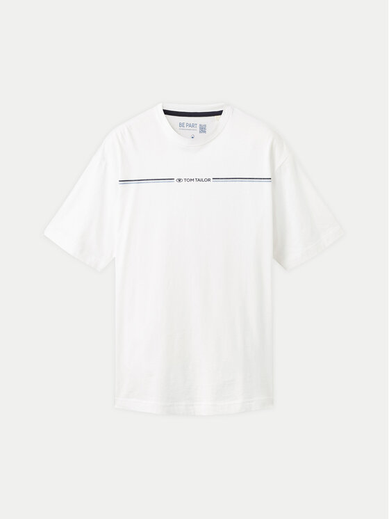Tom Tailor Tom Tailor T-Shirt 1037803 Weiß Regular Fit